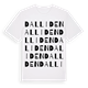Dalliden ordlek t-shirt