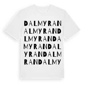 Dalmyran ordlek t-shirt – ekologisk bomull t-shirt från Pinshirt
