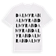 Dalmyran ordlek t-shirt