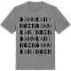 Mid Heather Gray t-shirt med Dammraningen ordlek t-shirt