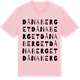 Pink Cotton t-shirt med Dånaberget ordlek t-shirt