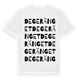 Degeränget ordlek t-shirt