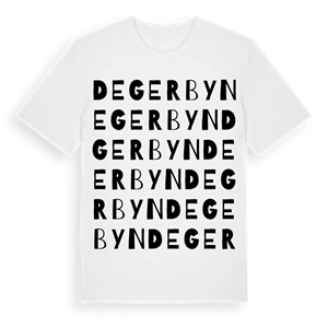 Degerbyn ordlek t-shirt – ekologisk bomull t-shirt från Pinshirt