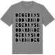 Mid Heather Gray t-shirt med Degerbysbodarna ordlek t-shirt