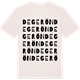 Vintage White t-shirt med Degerön ordlek t-shirt