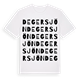 Degersjön ordlek t-shirt
