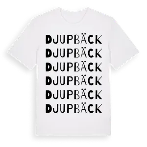 Djupbäck ordlek t-shirt – ekologisk bomull t-shirt från Pinshirt