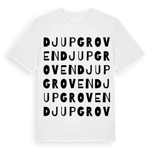 Djupgroven ordlek t-shirt – ekologisk bomull t-shirt från Pinshirt