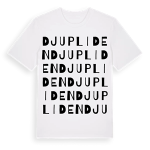 Djupliden ordlek t-shirt – ekologisk bomull t-shirt från Pinshirt