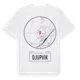 White t-shirt med Djupvik t-shirt