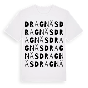 Dragnäs ordlek t-shirt – ekologisk bomull t-shirt från Pinshirt