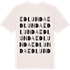 Vintage White t-shirt med Edlunda ordlek t-shirt