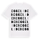 Eggeliden ordlek t-shirt