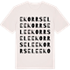 Vintage White t-shirt med Ekorrsele ordlek t-shirt