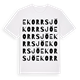 Ekorrsjö ordlek t-shirt