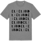 Mid Heather Gray t-shirt med Elielund ordlek t-shirt