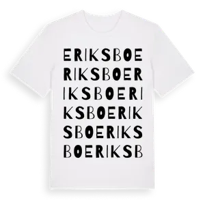 Eriksbo ordlek t-shirt – ekologisk bomull t-shirt från Pinshirt