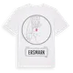 White t-shirt med Ersmark t-shirt