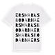 Ersmarksbodarna ordlek t-shirt