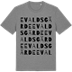 Mid Heather Gray t-shirt med Evalds gärde ordlek t-shirt