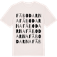 Vintage White t-shirt med Fäbodarna ordlek t-shirt