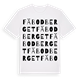 Fäbodberget ordlek t-shirt