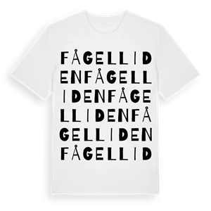 Fågelliden ordlek t-shirt – ekologisk bomull t-shirt från Pinshirt