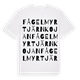 Fågelmyrtjärnkojan ordlek t-shirt