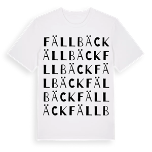 Fällbäck ordlek t-shirt – ekologisk bomull t-shirt från Pinshirt