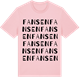 Pink Cotton t-shirt med Fansen ordlek t-shirt