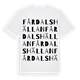 Fårdalshällan ordlek t-shirt