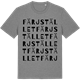 Mid Heather Gray t-shirt med Färjstället ordlek t-shirt