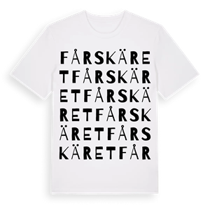 Fårskäret ordlek t-shirt – ekologisk bomull t-shirt från Pinshirt