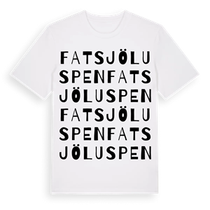 Fatsjöluspen ordlek t-shirt – ekologisk bomull t-shirt från Pinshirt