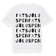 Fatsjöluspen ordlek t-shirt