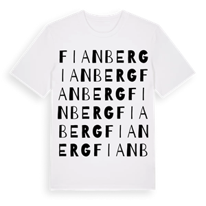 Fianberg ordlek t-shirt – ekologisk bomull t-shirt från Pinshirt