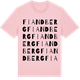 Pink Cotton t-shirt med Fiandberg ordlek t-shirt
