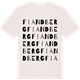 Vintage White t-shirt med Fiandberg ordlek t-shirt