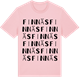 Pink Cotton t-shirt med Finnäs ordlek t-shirt