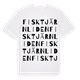 Fisktjärnliden ordlek t-shirt