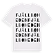White t-shirt med Fjällboheden ordlek t-shirt