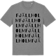 Mid Heather Gray t-shirt med Fjällholm ordlek t-shirt