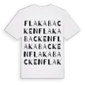 Flakabacken ordlek t-shirt