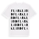 Flarklund ordlek t-shirt