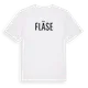White t-shirt med Fläse i Sverige t-shirt