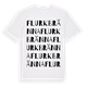 Flurkbränna ordlek t-shirt