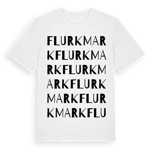 Flurkmark ordlek t-shirt – ekologisk bomull t-shirt från Pinshirt