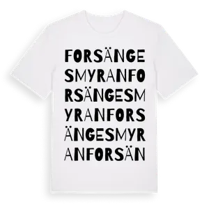 Forsängesmyran ordlek t-shirt – ekologisk bomull t-shirt från Pinshirt