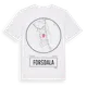 White t-shirt med Forsdala t-shirt
