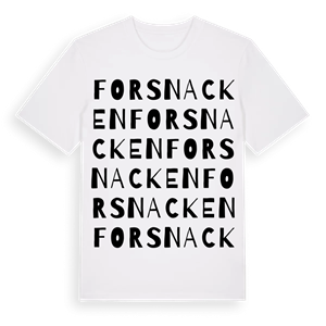 Forsnacken ordlek t-shirt – ekologisk bomull t-shirt från Pinshirt